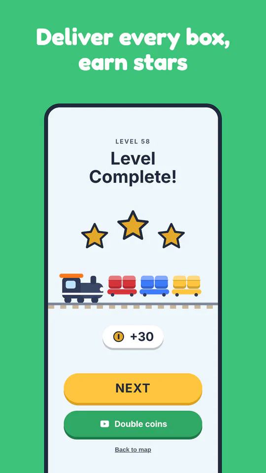 Deliver every box, earn stars